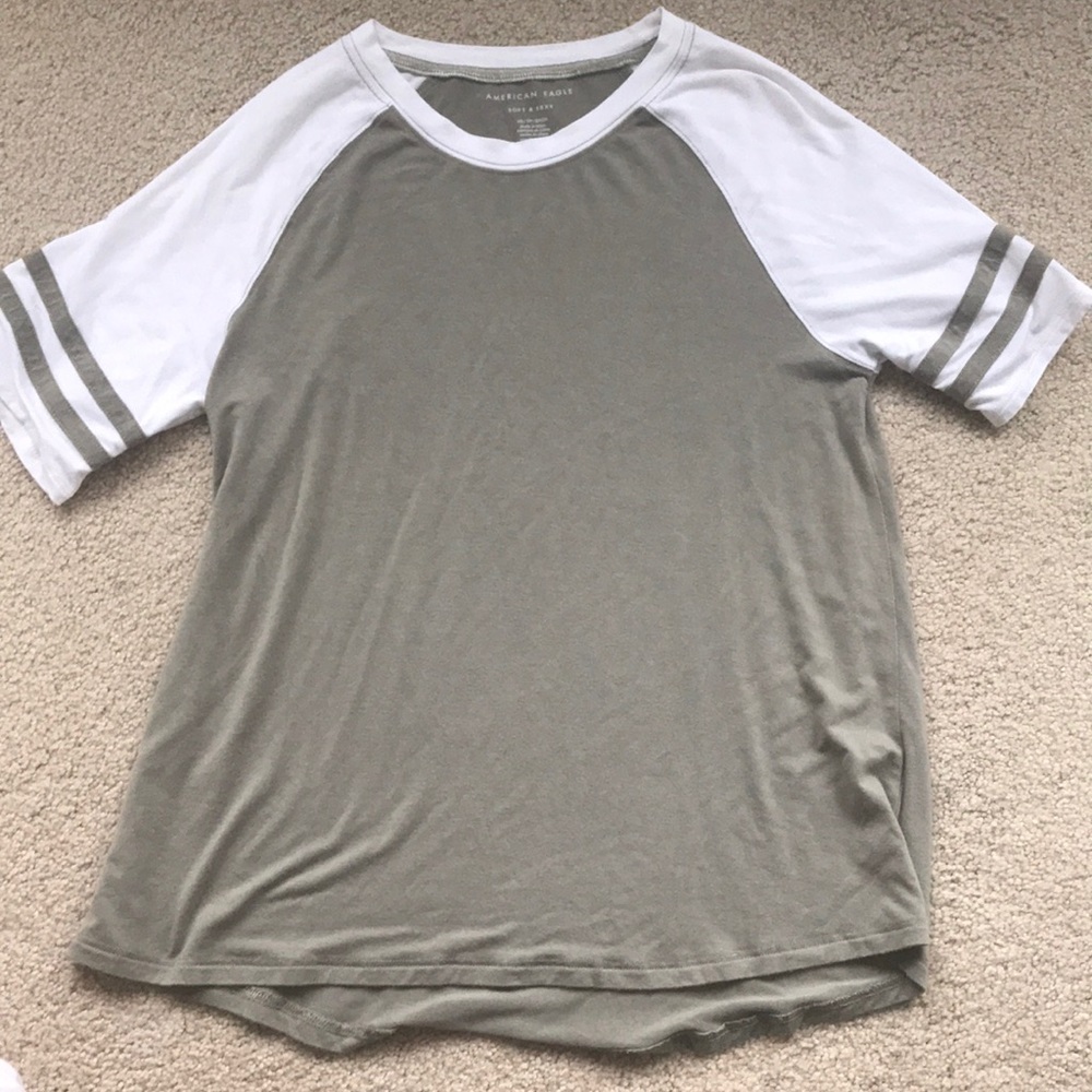 American Eagle Soft and Sexy Green Shirt